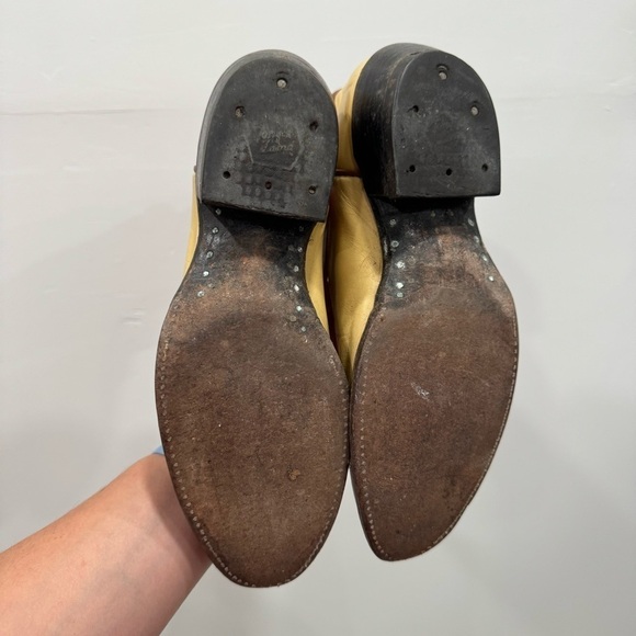 Tony Lama Vintage Cowboy Boots Women’s 6.5 Tan Brown Leather - Picture 10 of 11